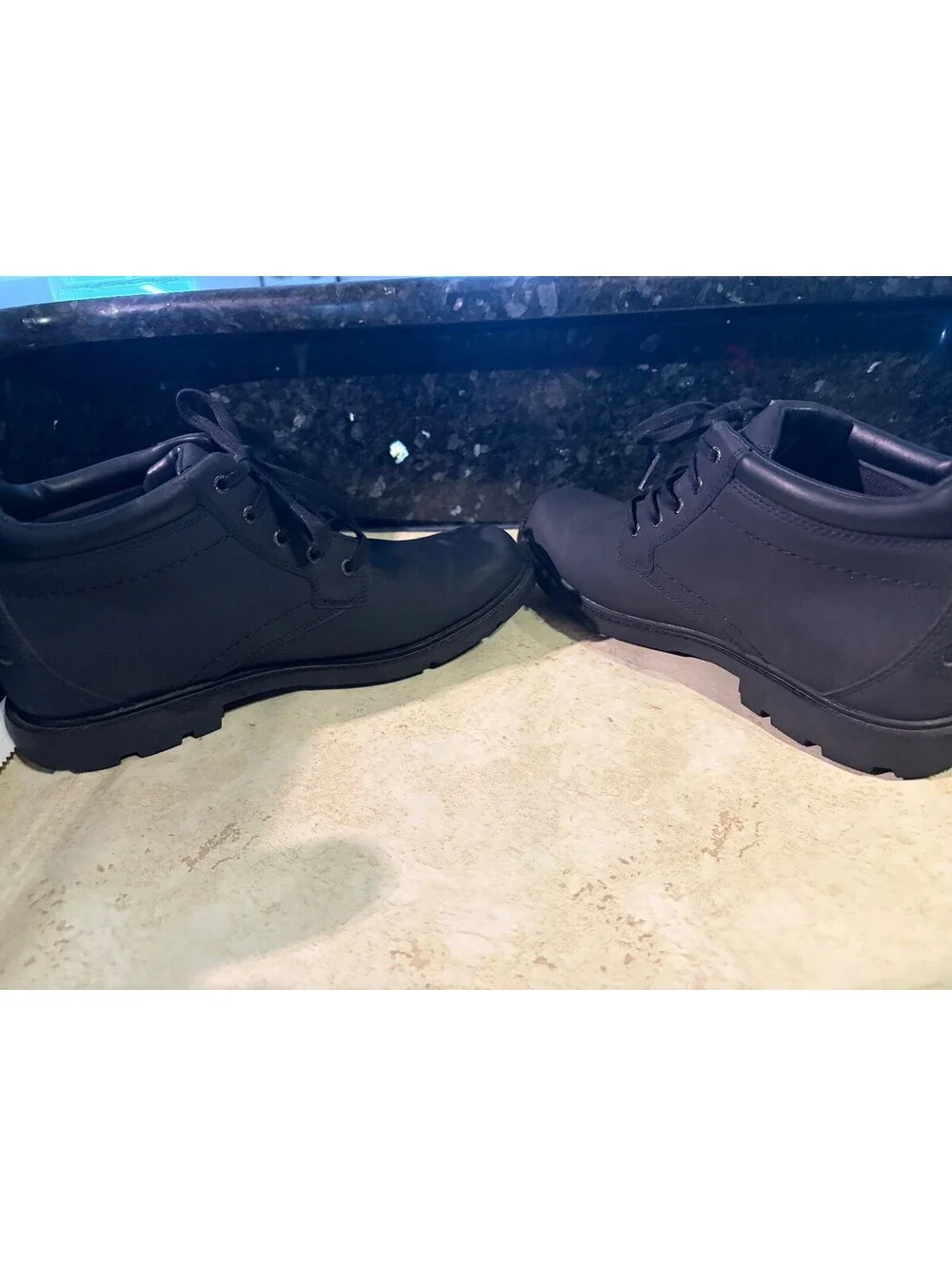Rockport Hydro-Shield Waterproof Black Boots Size 9